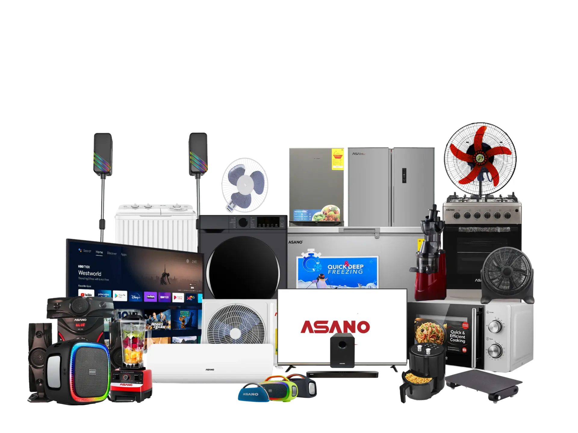 ASANO consumer electronics and home appliances