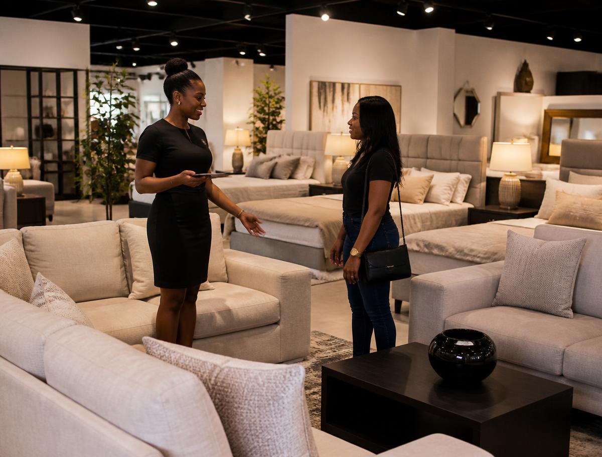 Retail showroom and trade network
